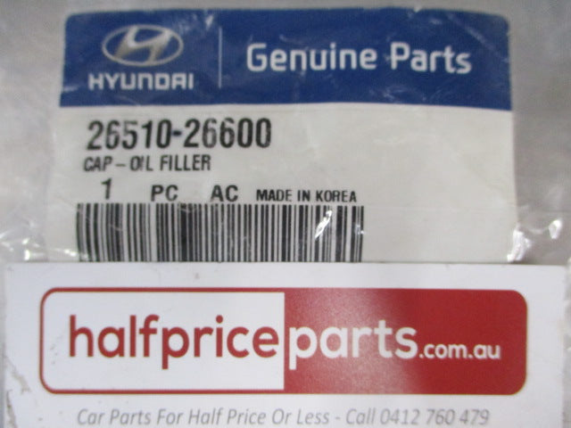 Hyundai Accent/Elantra/Sonata/Tiburon/Tucson/Kia Spectra Genuine Oil Filler Cap New Part