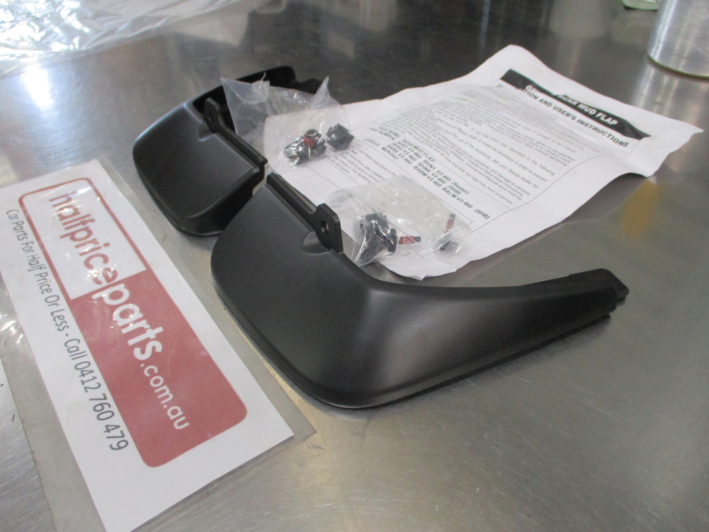 Mazda 3 BN Hatch Genuine Rear Mudflap Set New Part