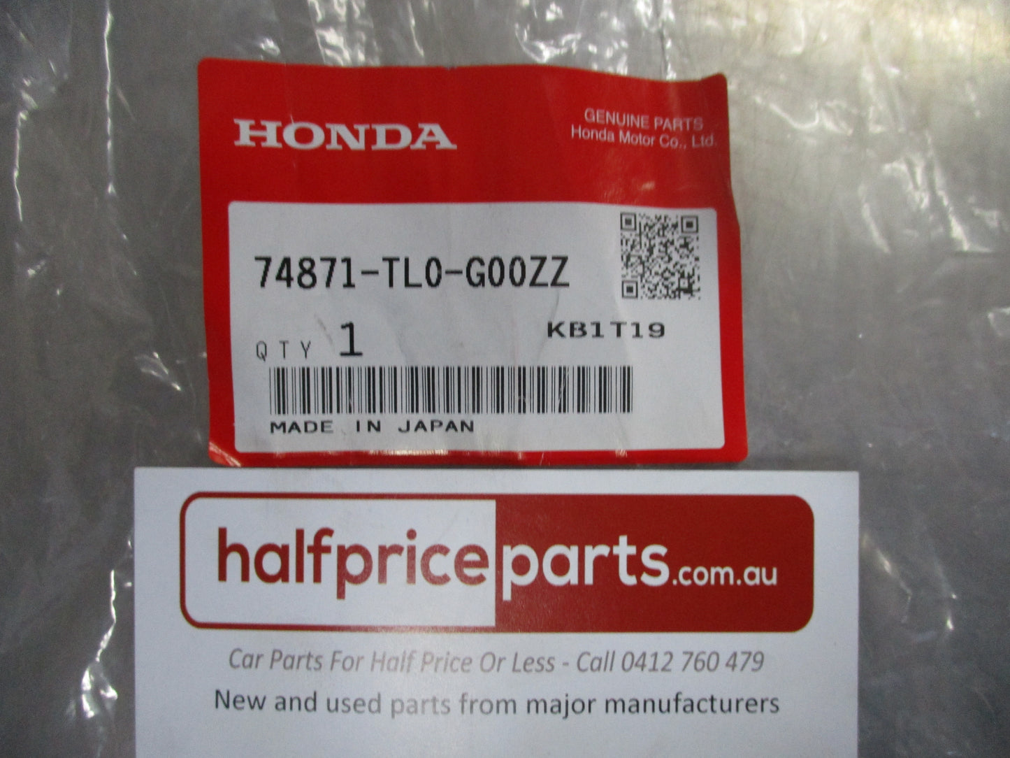 Honda Accord Euro Genuine Left Hand Boot Spring New Part