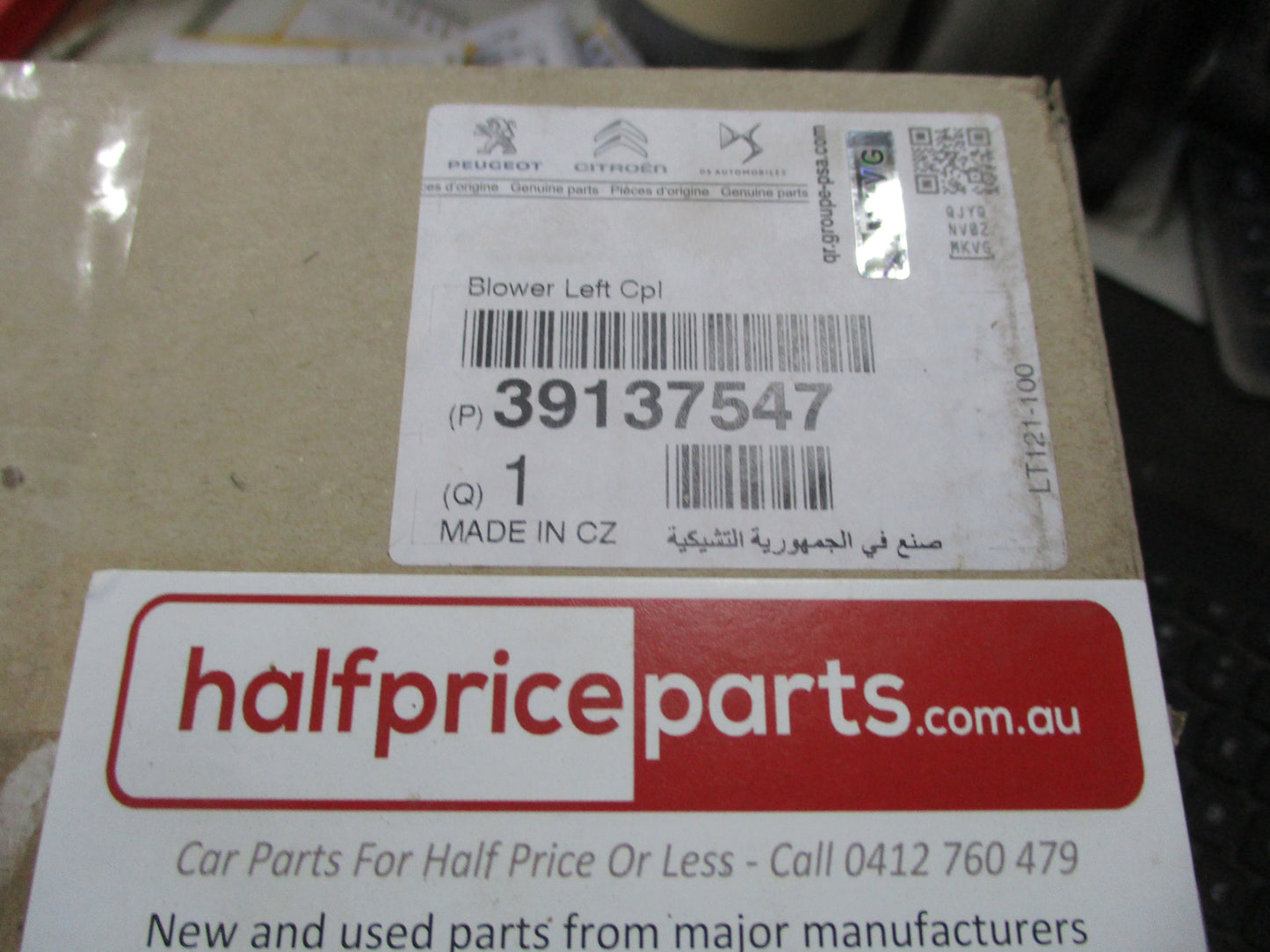 Holden Astra K Genuine Internal Heater Blower Motor New Part