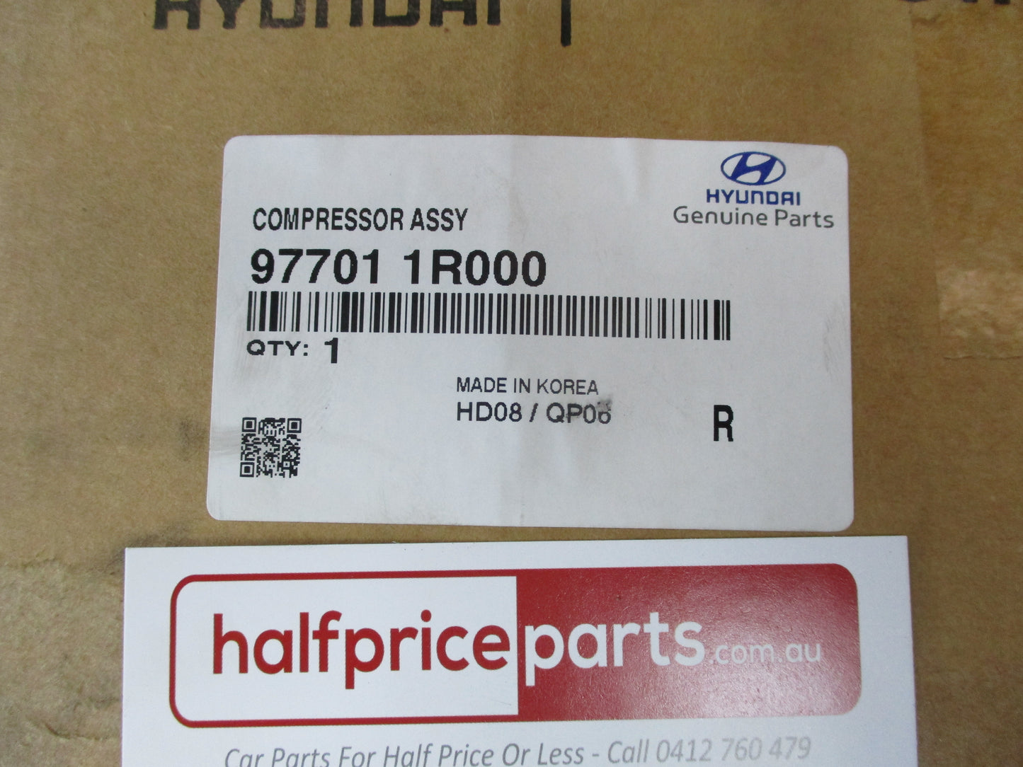 Hyundai Accent Genuine A/C Compressor Assembly New Part