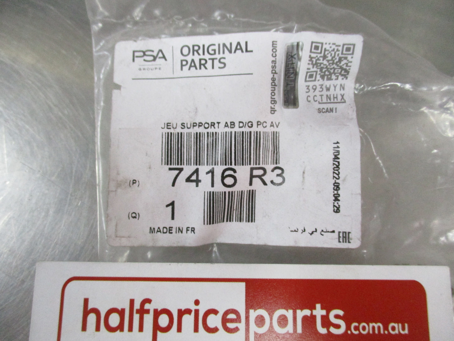 Peugeot 5008 Genuine Front Fog Light Support Brackets (Pair) New Part