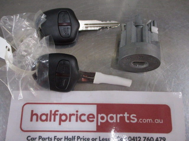 Mitsubishi MQ Triton Genuine Steering Lock Cylinder and 2 Key Set New Part