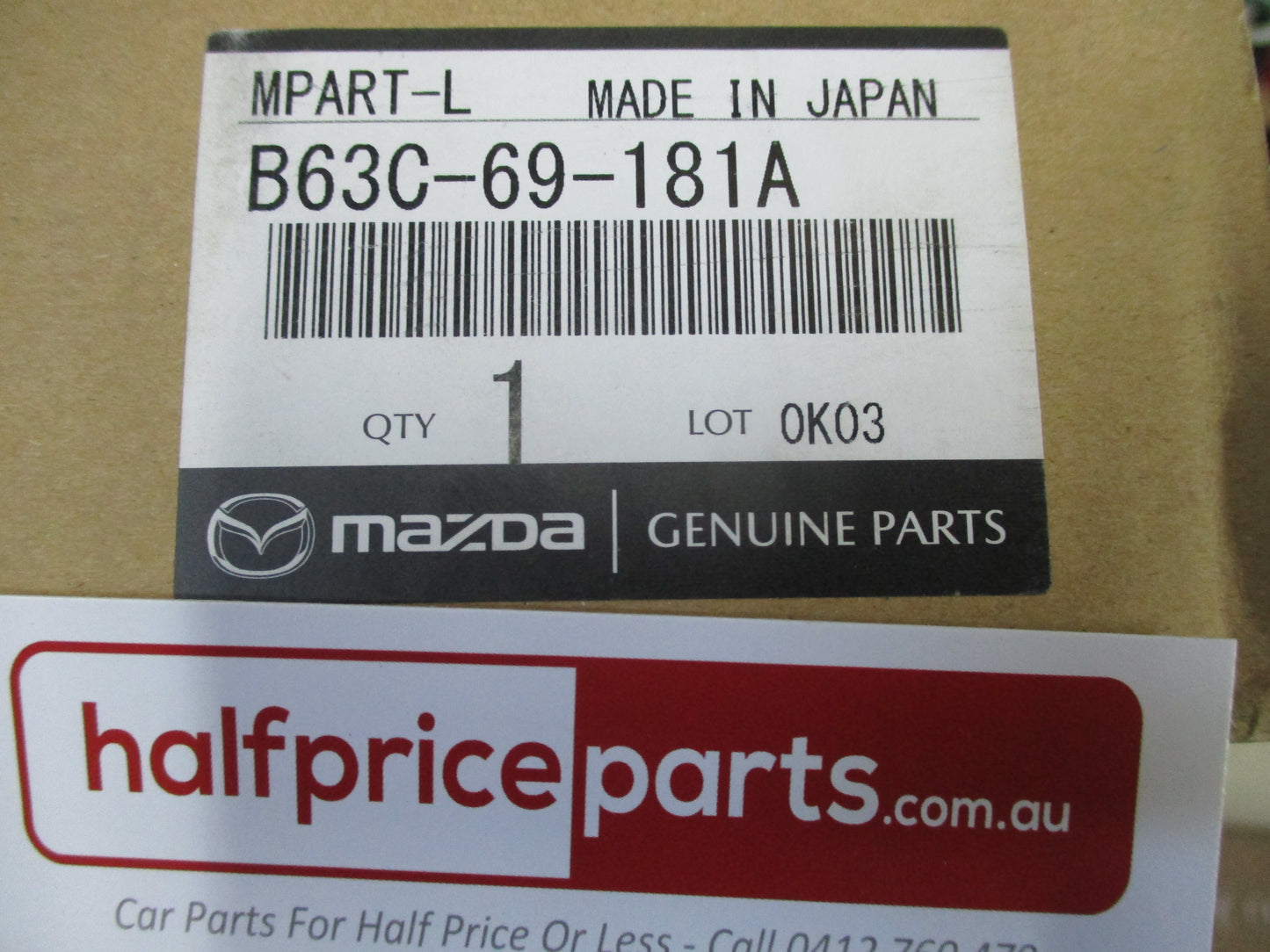 Mazda 3 Genuine Left Hand Body (Side) Mirror Assembly New Part