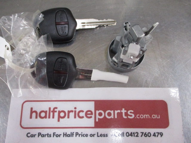 Mitsubishi MQ Triton Genuine Steering Lock Cylinder and 2 Key Set New Part