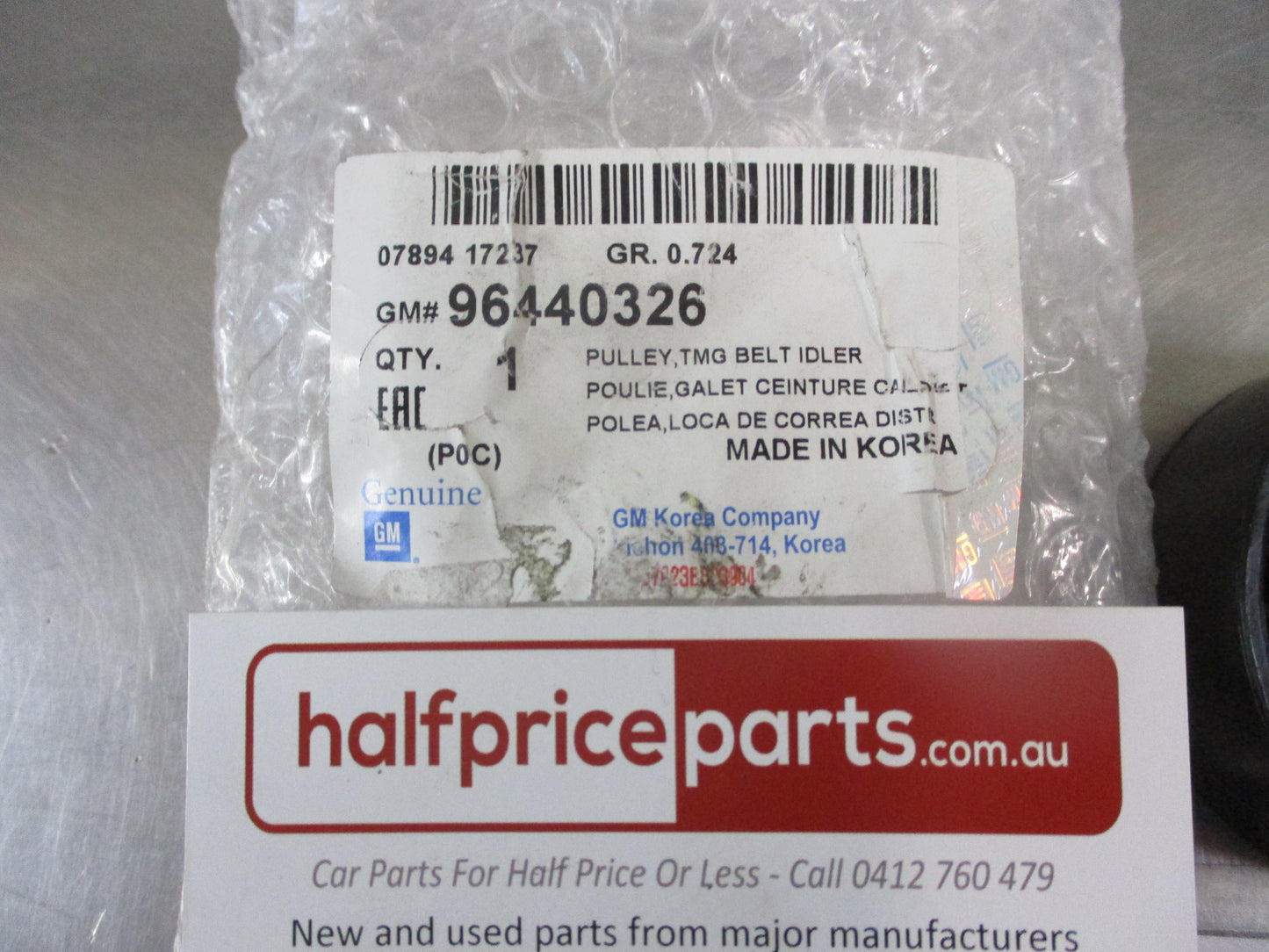Holden Captiva/Cruze/Epica Genuine Timing Belt Idler Pulley 2.0ltr New Part