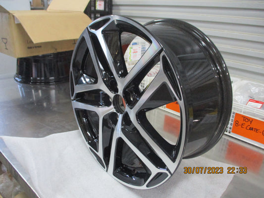 Peugeot 308 Genuine 18x8 J Black Sapphire (Pair) New Part