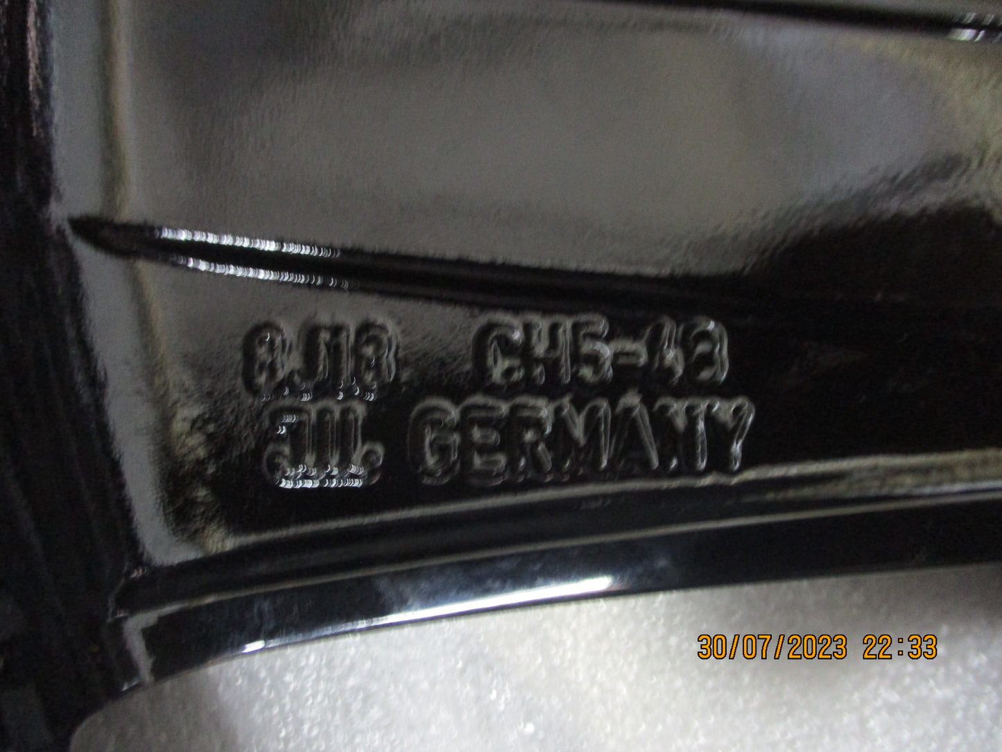 Peugeot 308 Genuine 18x8 J Black Sapphire (Pair) New Part