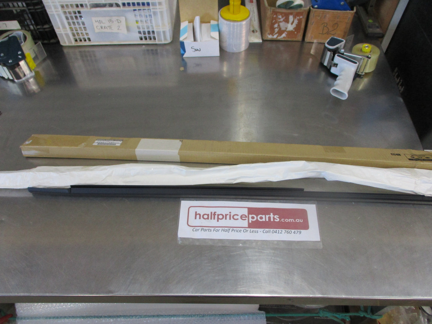 Nissan Y61 GU Patrol Genuine Left Hand Rear Door Weather Strip Molding New Part