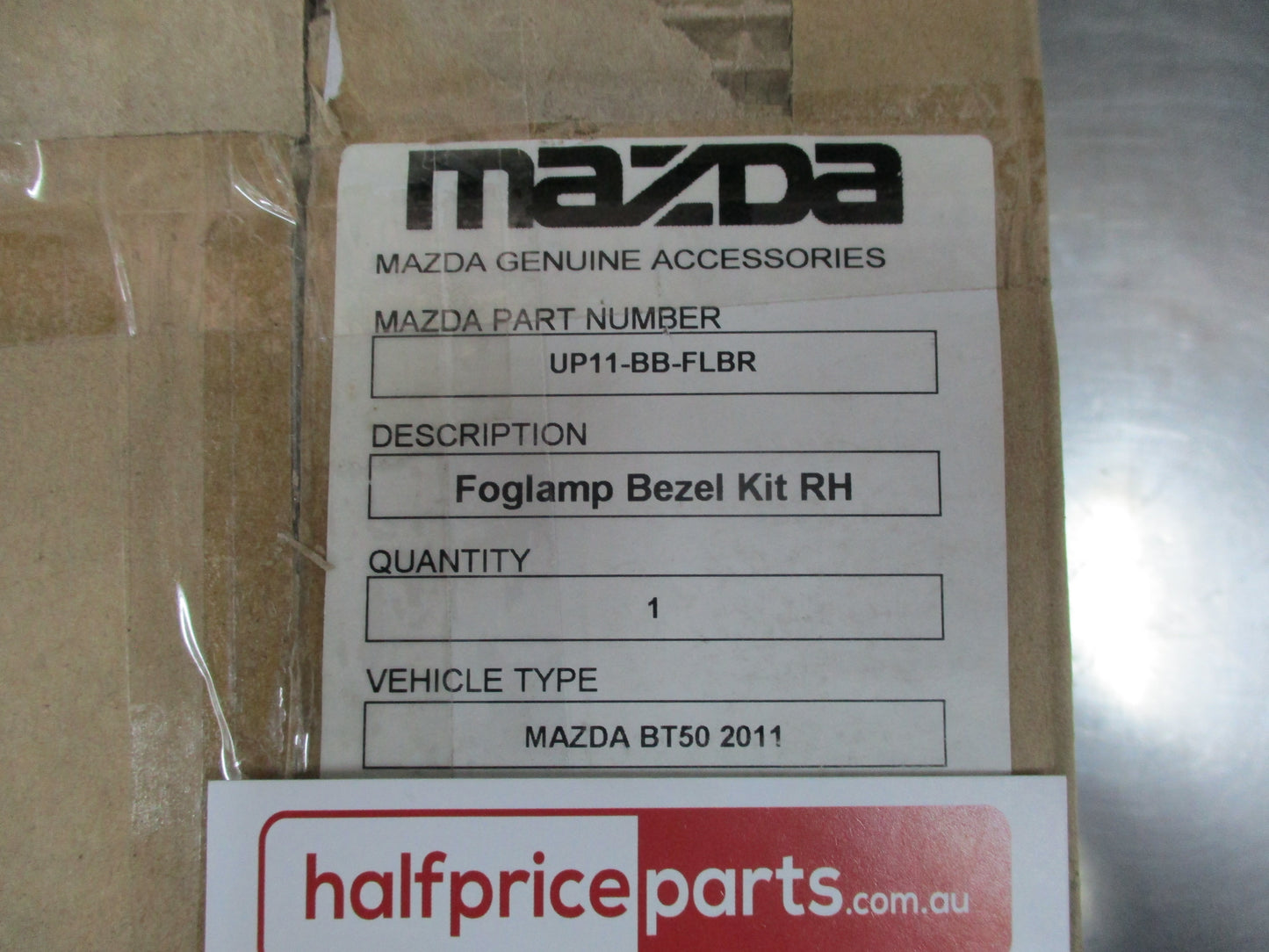 Mazda BT-50 Genuine Right Hand Bulbar Foglamp Bezel Kit New Part