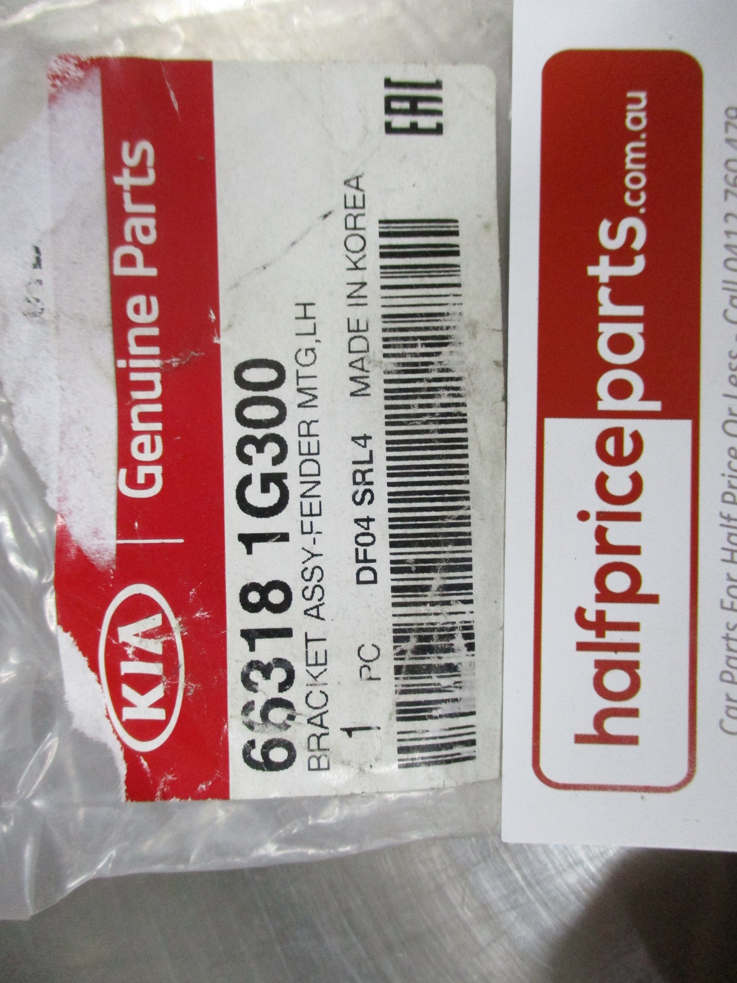 Kia Rio Genuine Left Hand Front Guard Bracket New Part
