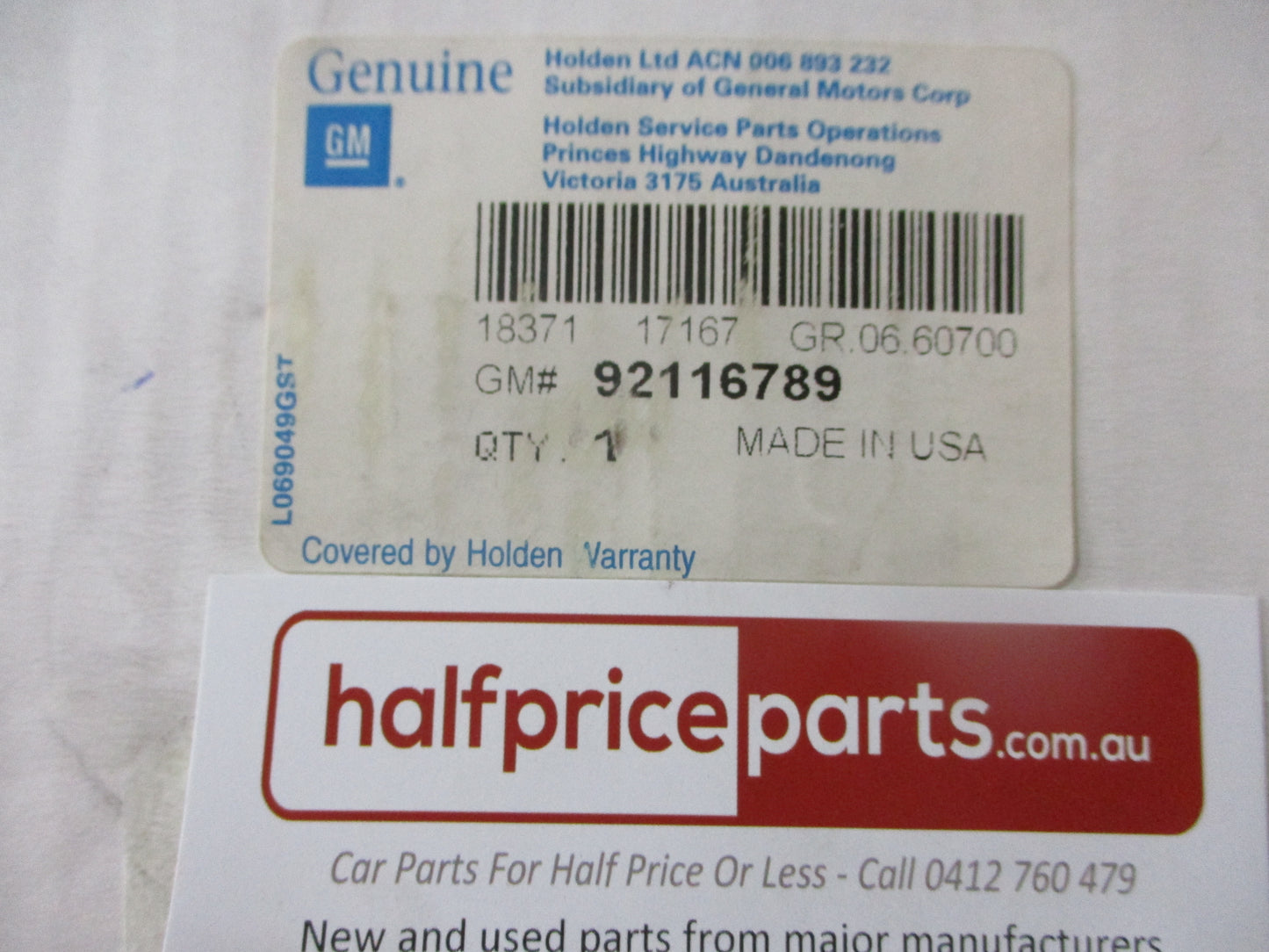 Holden VT-VX-VY Commodore V6/WH-WK Statesman V6 Genuine Power Steering Pump New Part