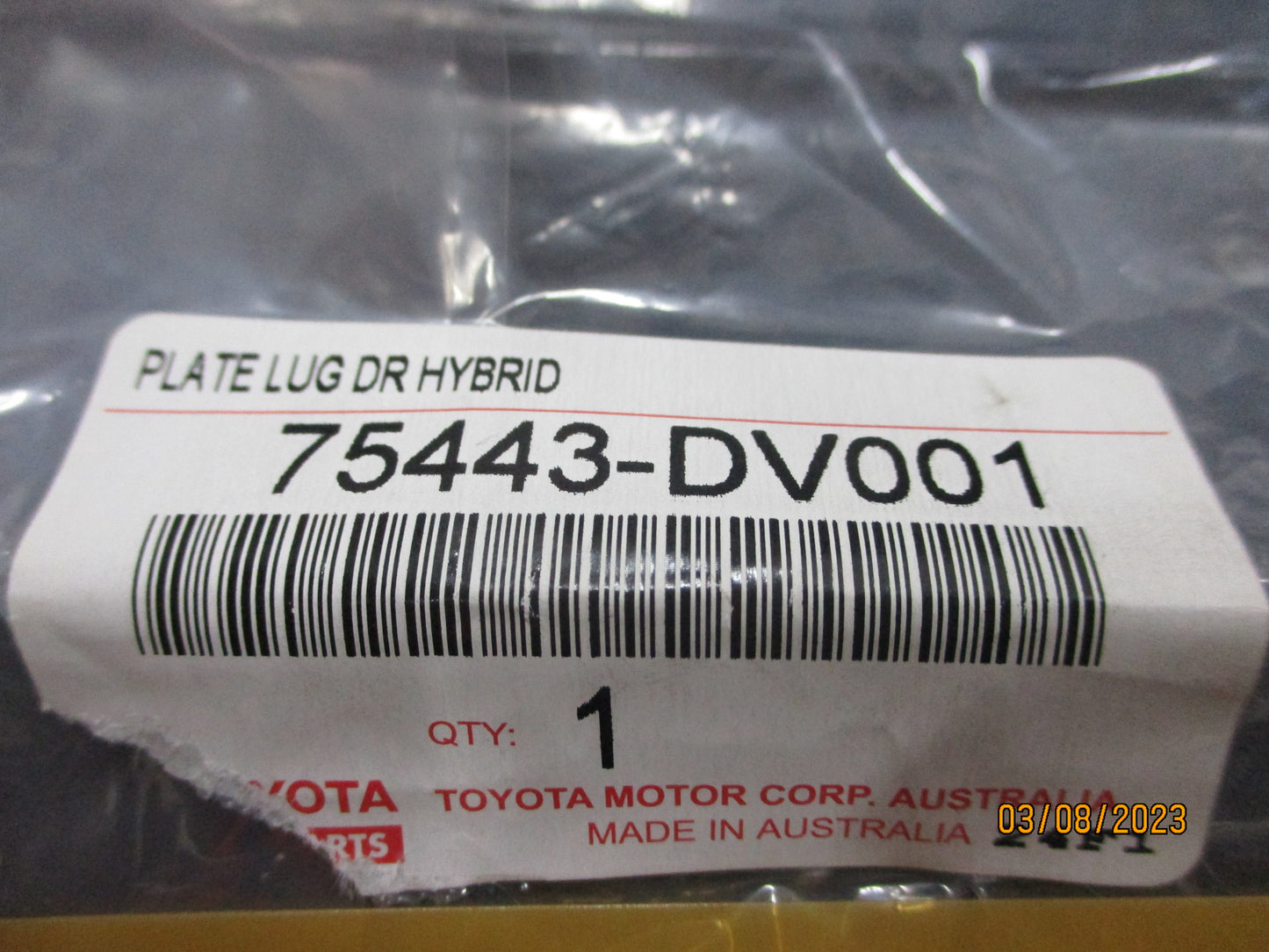 Toyota Corolla Genuine Rear Tail Gate/Boot Chrome Hybrid Emblem New Part
