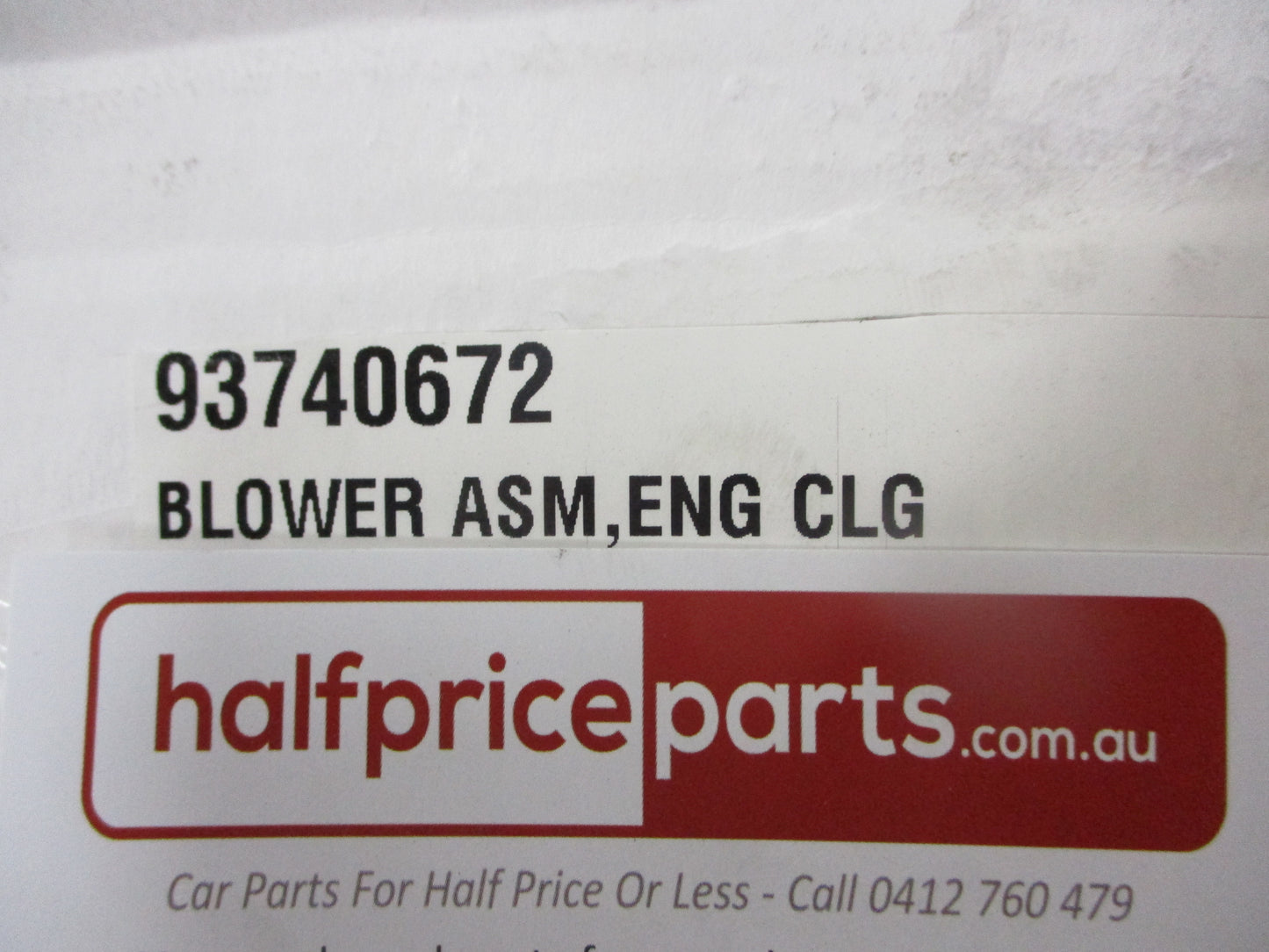Holden Barina Hatchback Genuine Engine Cooling Fan New Part