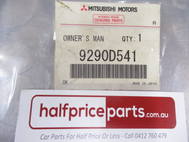 Mitsubishi CJ Lancer Sportback Genuine Owner's Manual New Part