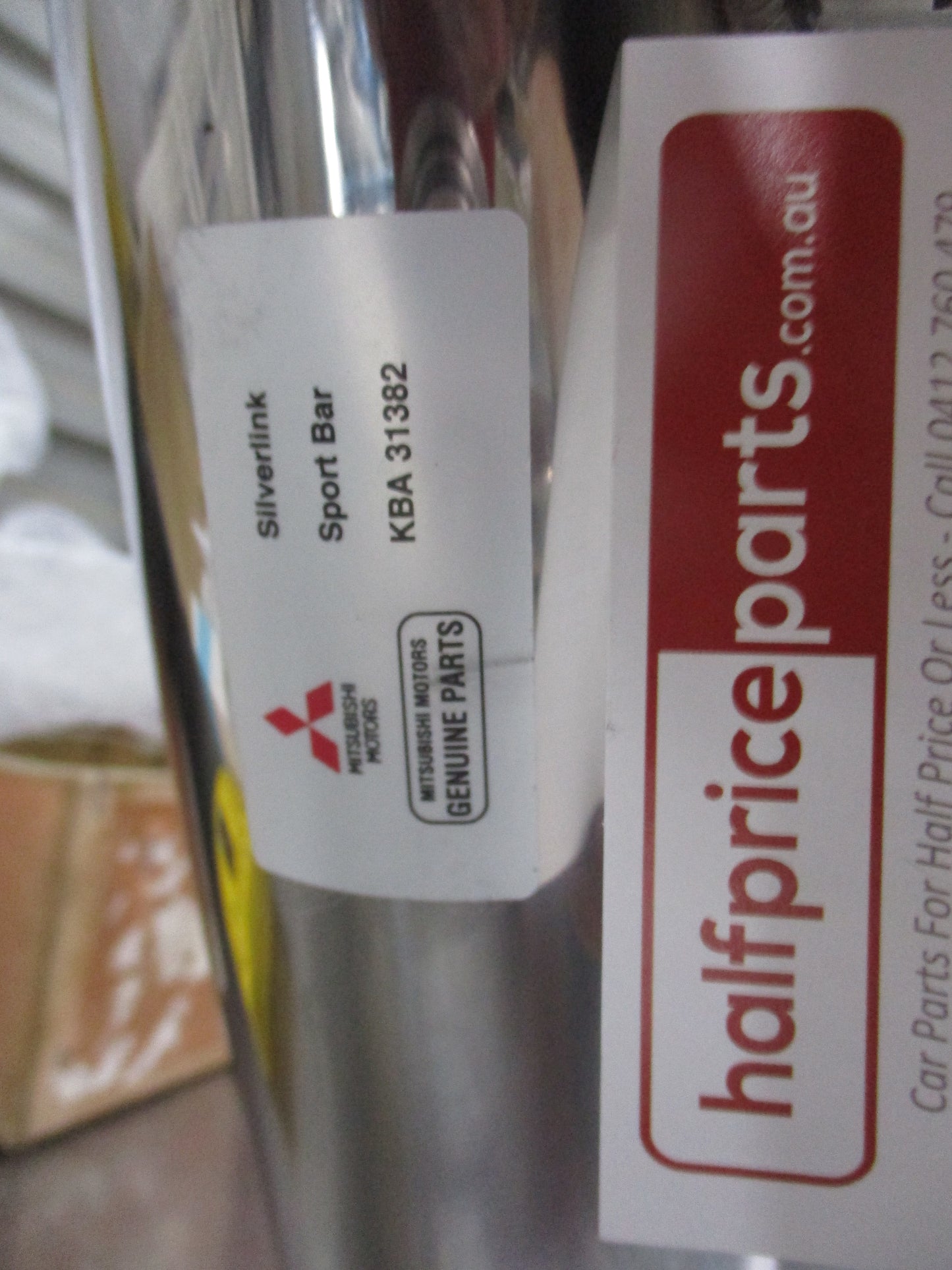 Mitsubishi MQ Triton Dual Cab Genuine Stainless Steel Sports Bar 3 Piece Kit New Part