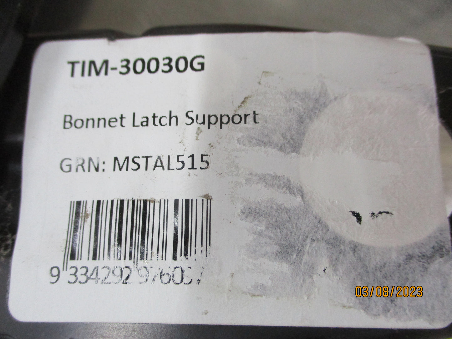 SSS Auto Bonnet Latch Support Suits Toyota Hilux New Part