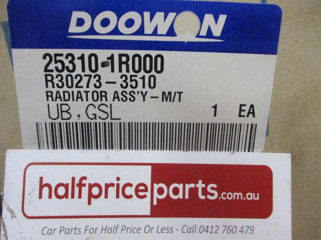 Adrad Radiator Suits Hyundai Accent /Veloster Manual Transmission Only New Part