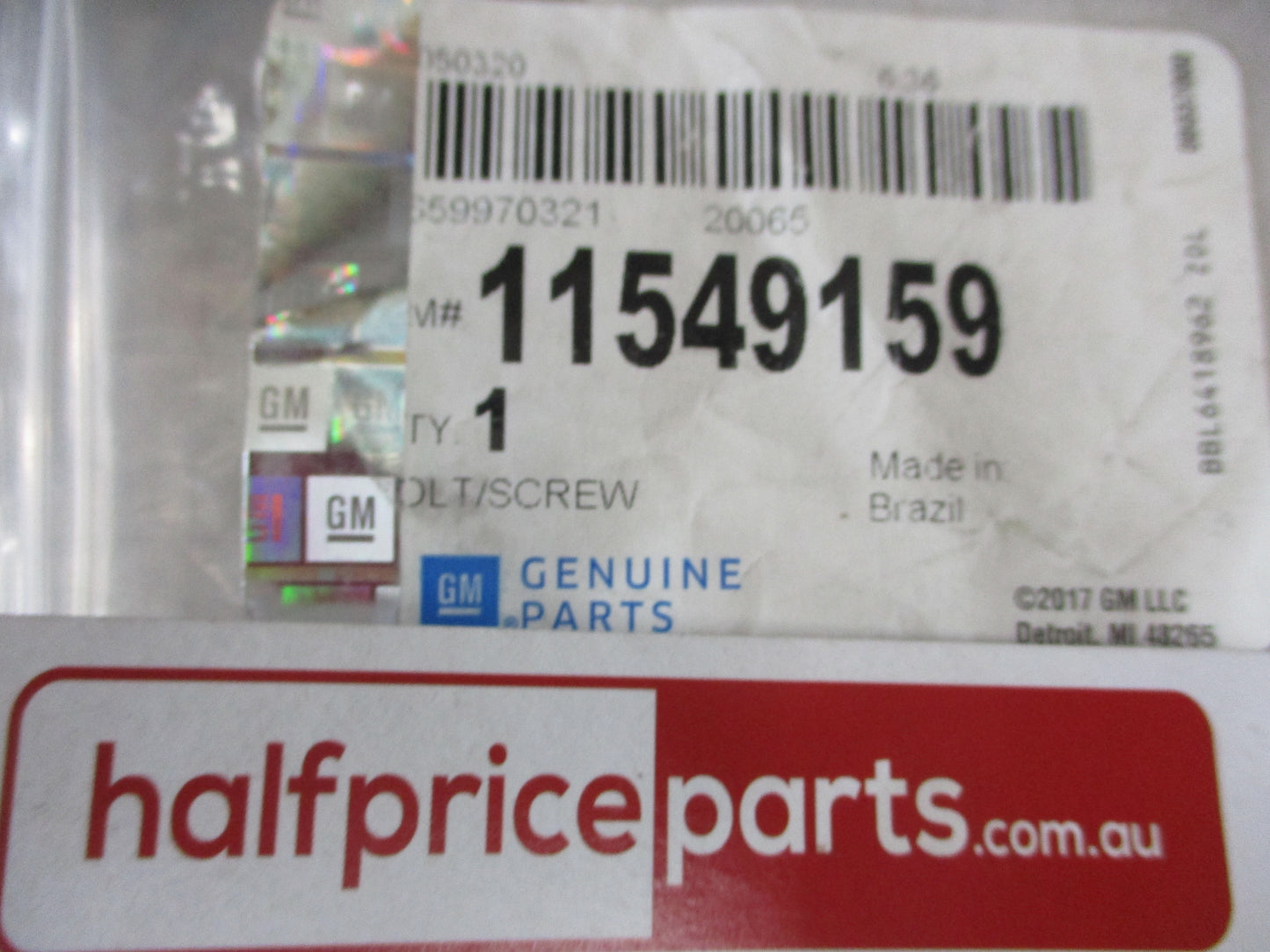 Holden Genuine Steering Column Lock Control Module Bolt New Part