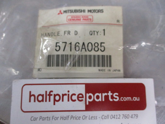 Mitsubishi Lancer Genuine Left Hand Front Outside Handle (Unpainted) New Part.