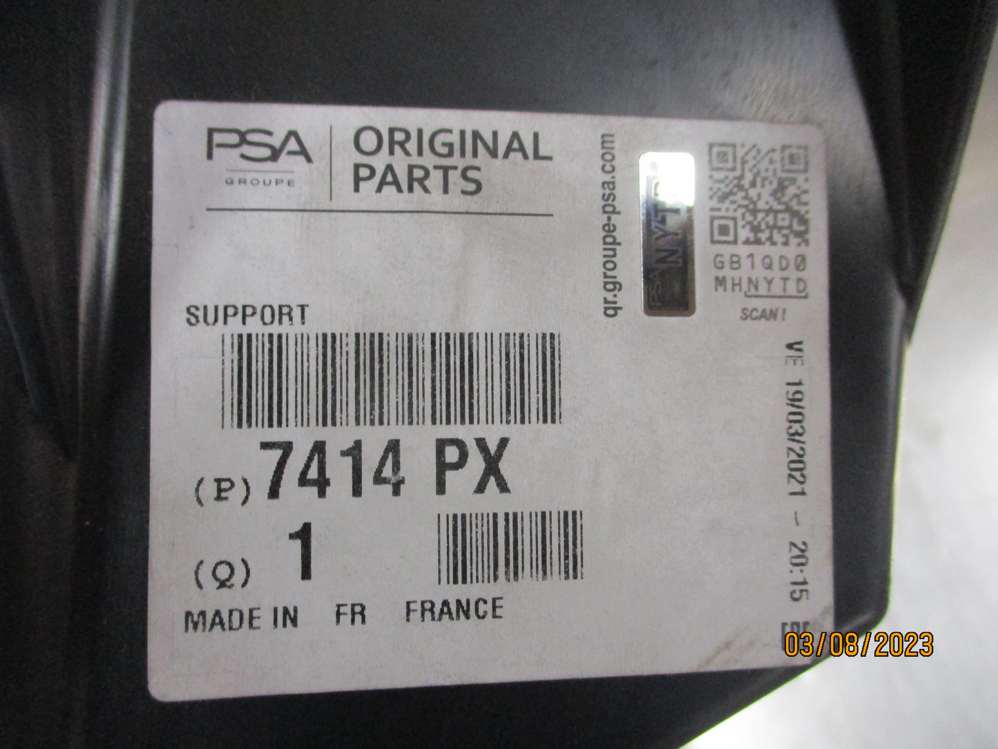 Peugeot 207 Genuine Rear Bumper Bracket New Part