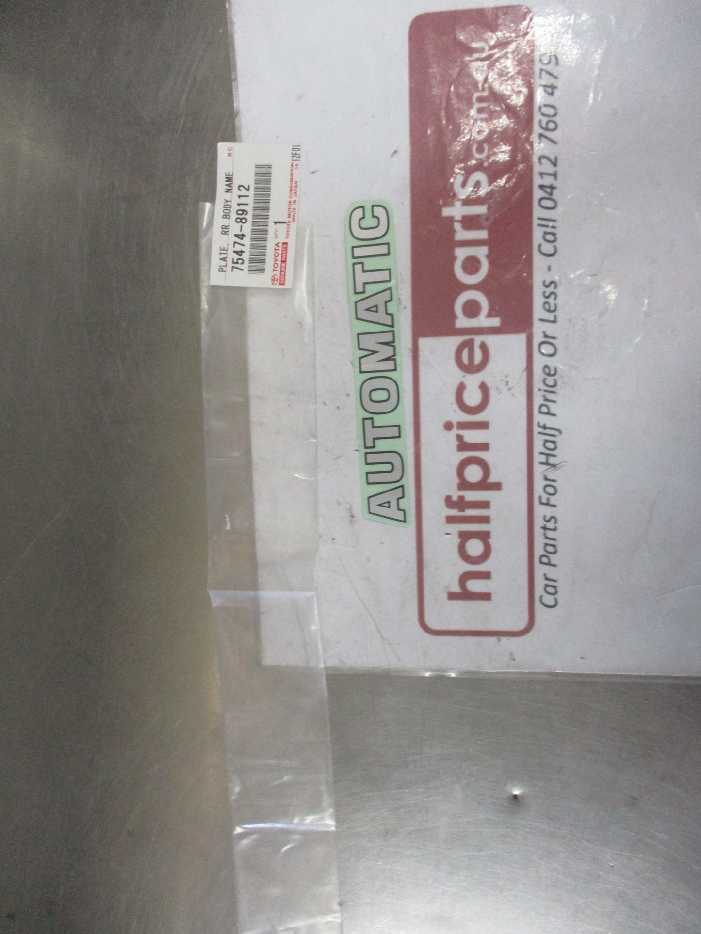 Toyota Hilux/4Runner Genuine Rear Tail Gate Decal (AUTOMATIC) New Part