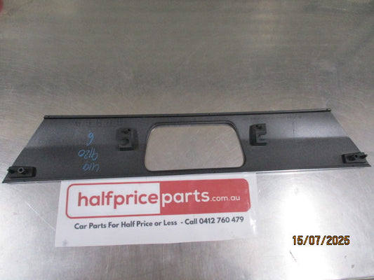 Mitsubishi Pajero Genuine Rear Door Spare Wheel Cover Reverse Trim Plate (Grey) New Part