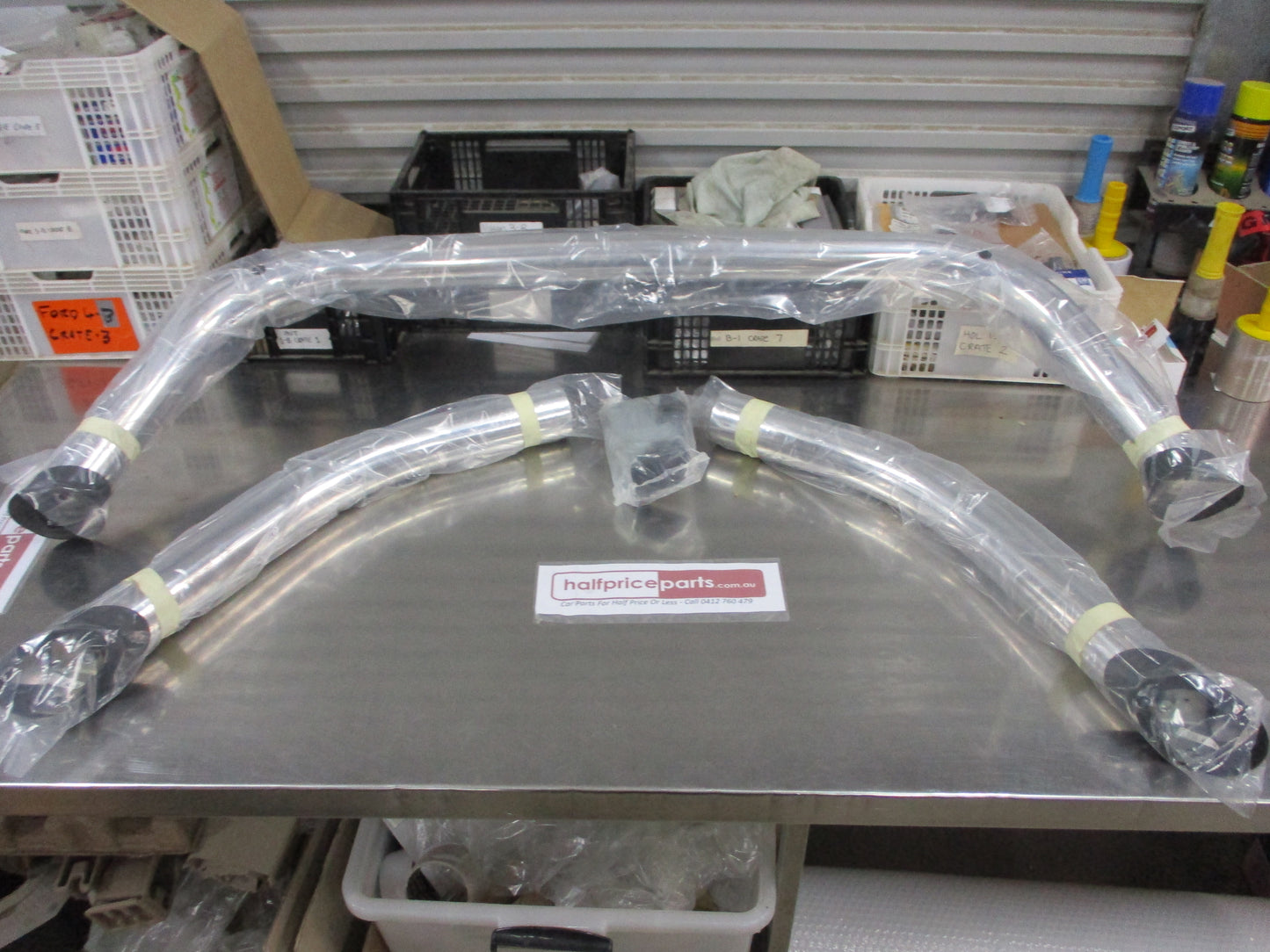Mitsubishi Triton MN Dual Cab Genuine 3 Pce Sports Bar w/Fitting Kit New Part