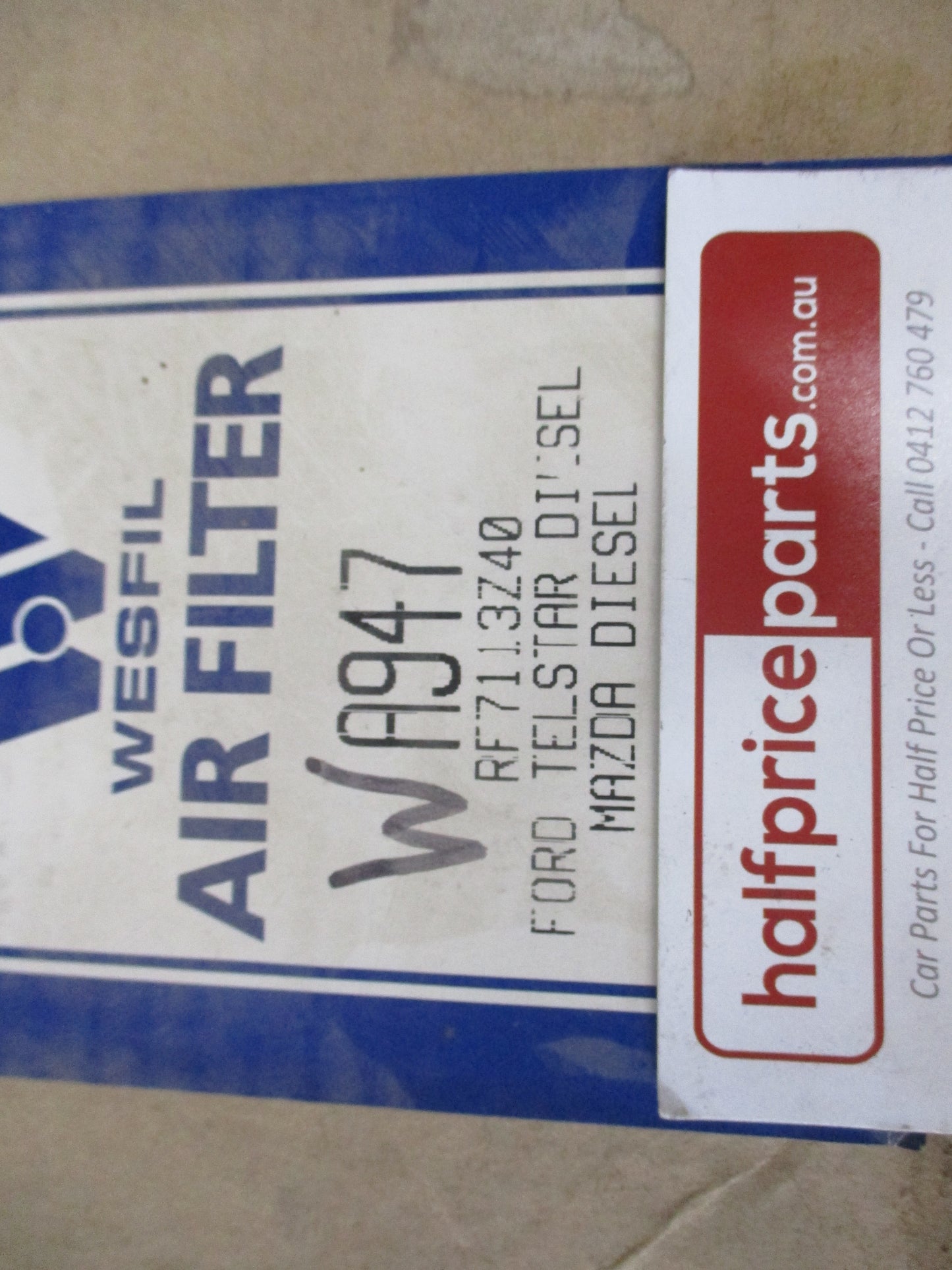 Wesfil Engine Air Filter Suits Mazda 626 2.0ltr Diesel New Part