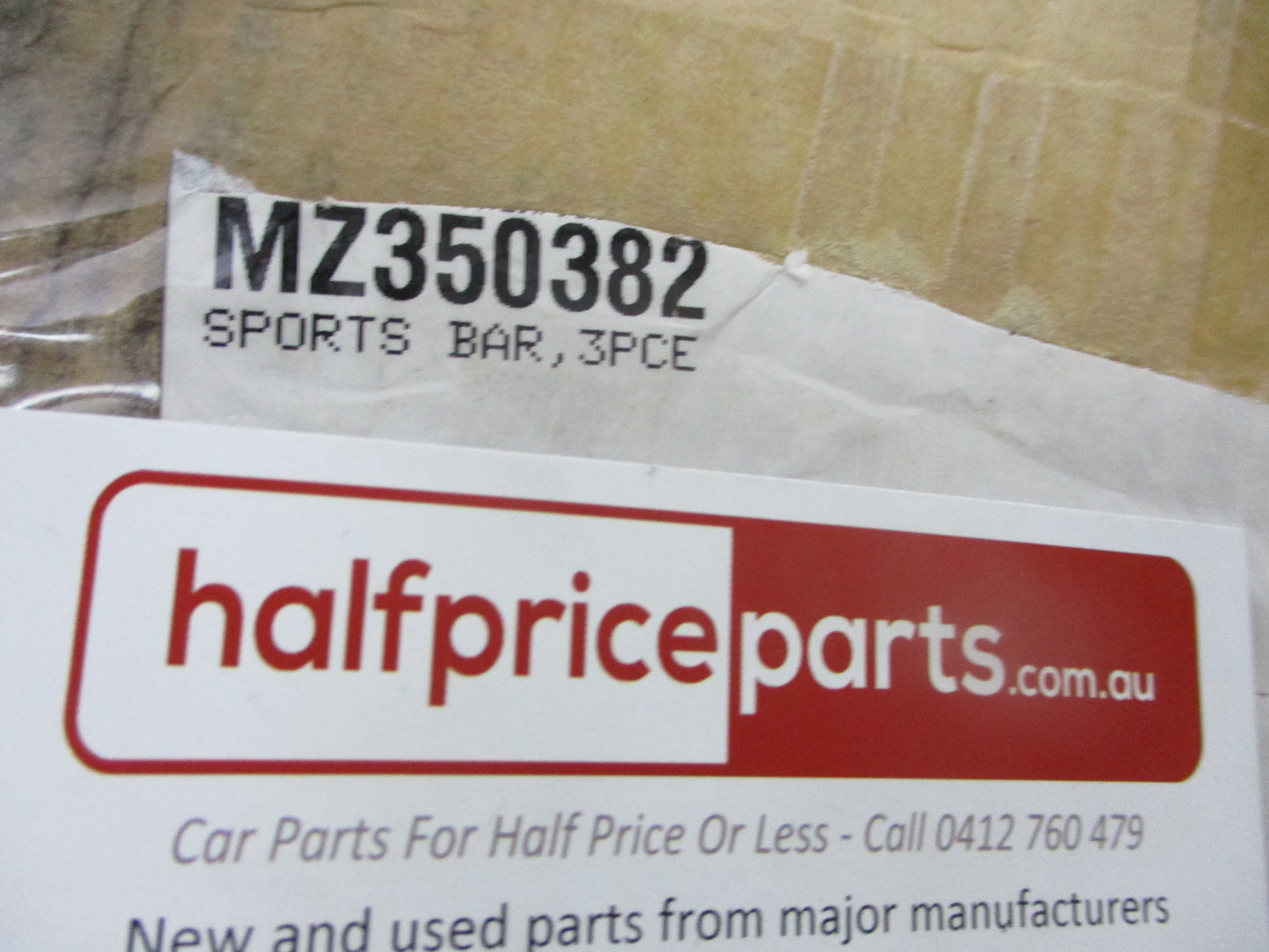 Mitsubishi Triton MN Dual Cab Genuine 3 Pce Sports Bar w/Fitting Kit New Part