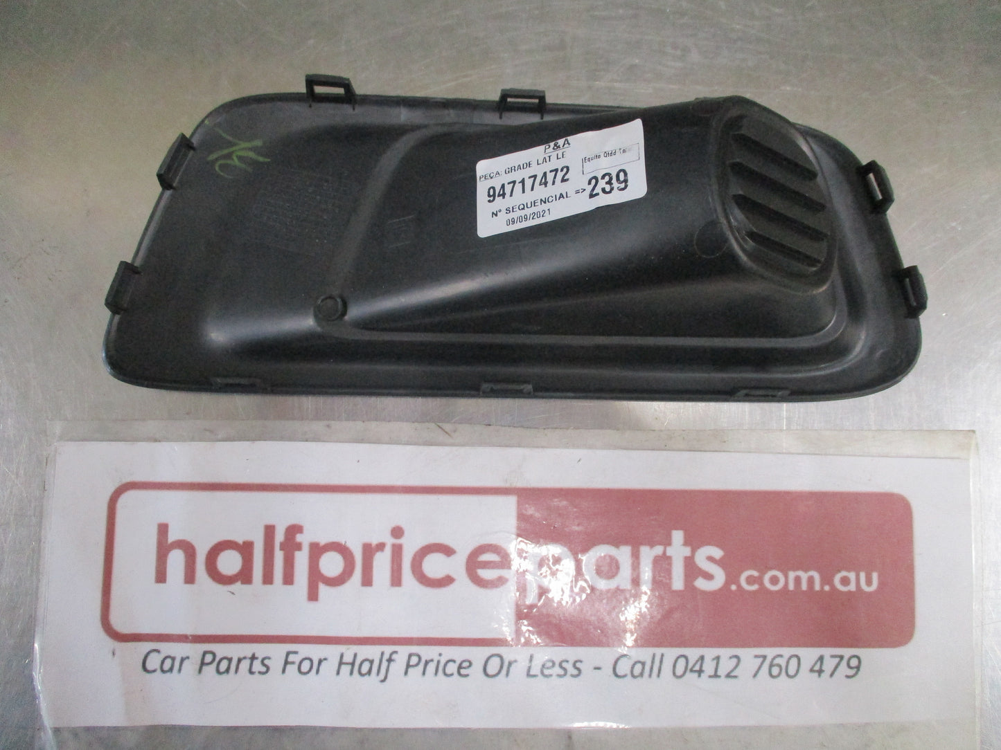 Holden RG Colorado Genuine Front Bumper Fog Light Blank Insert Left Hand New Part