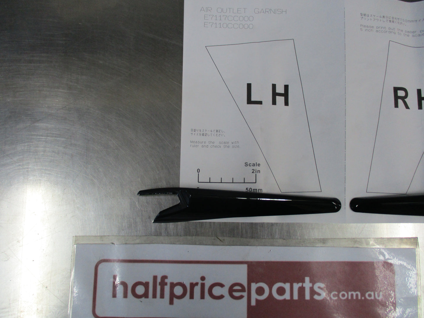 Subaru BRZ Genuine Left And Right Guard Vent Accents New Part
