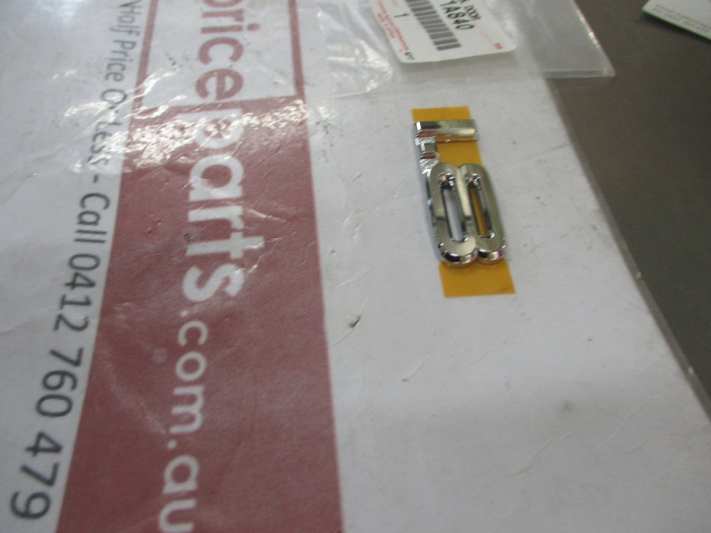 Toyota Corolla 1.8 Genuine Chrome Guard Emblem New Part