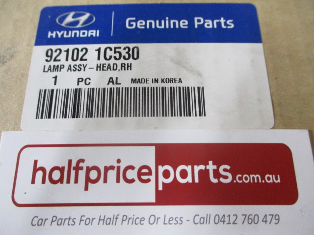 Hyundai Getz TB Genuine Right Hand Front Head Light (Drivers) New Part
