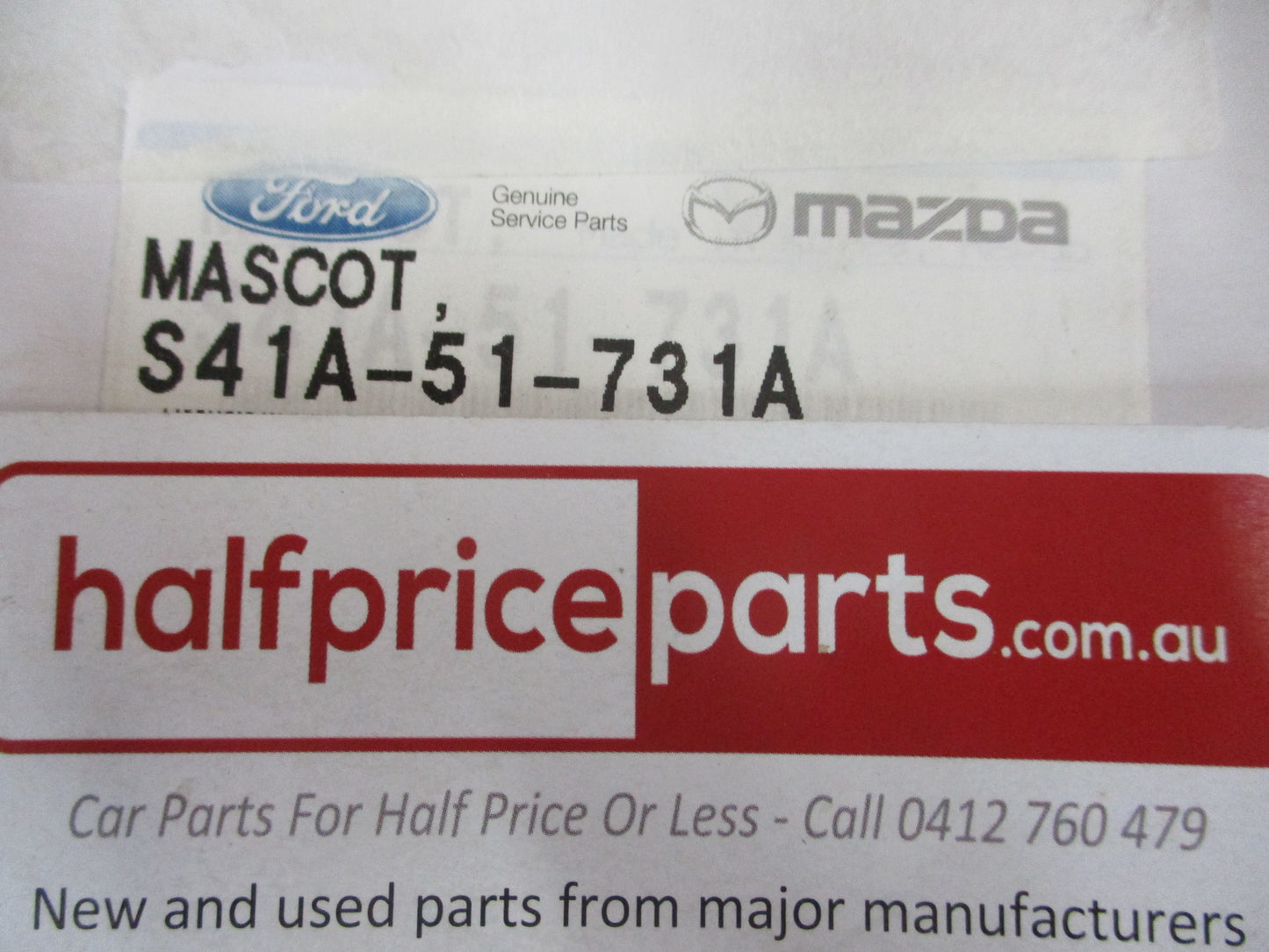 Mazda Protage Genuine Front Grille Emblem Chrome New Part