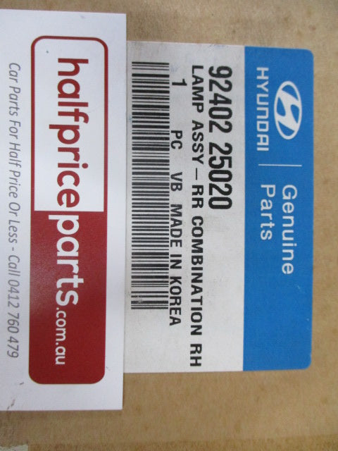 Hyundai Accent Genuine Right Hand Rear Tail Light New Part.