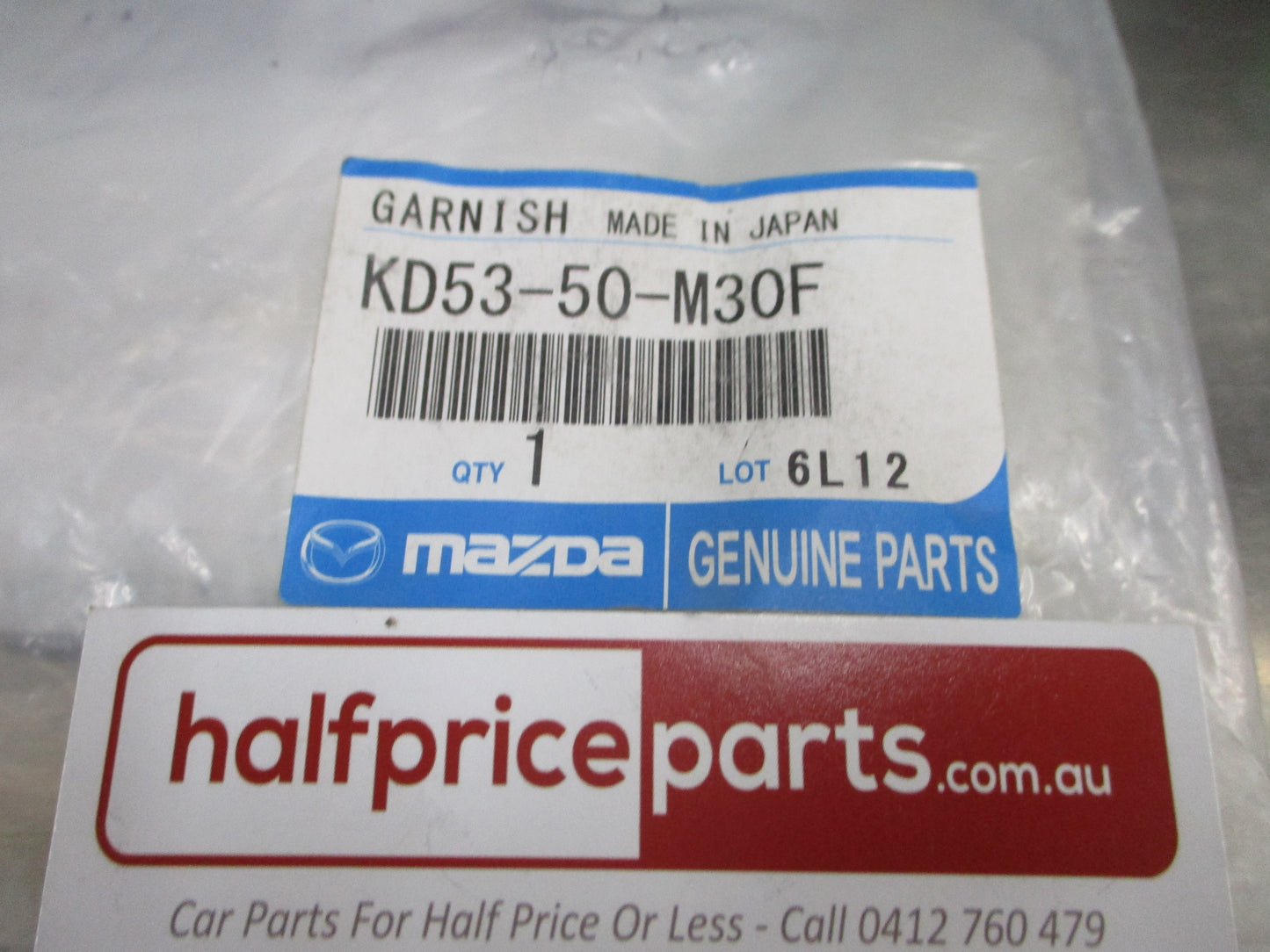 Mazda CX-5 Genuine Right Hand Outer Rear Door Moulding New Part