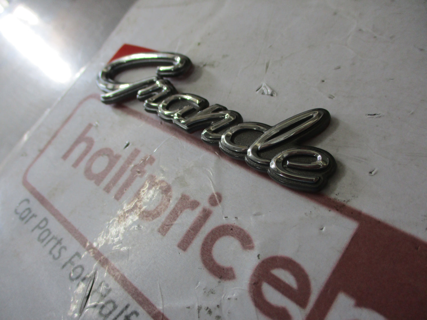 Toyota Prado Genuine Rear Tail Gate Chrome Emblem New Part