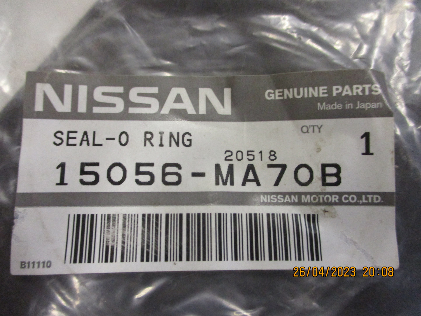Nissan GU Patrol ZD30CR Genuine Vac Pump O-Ring New Part