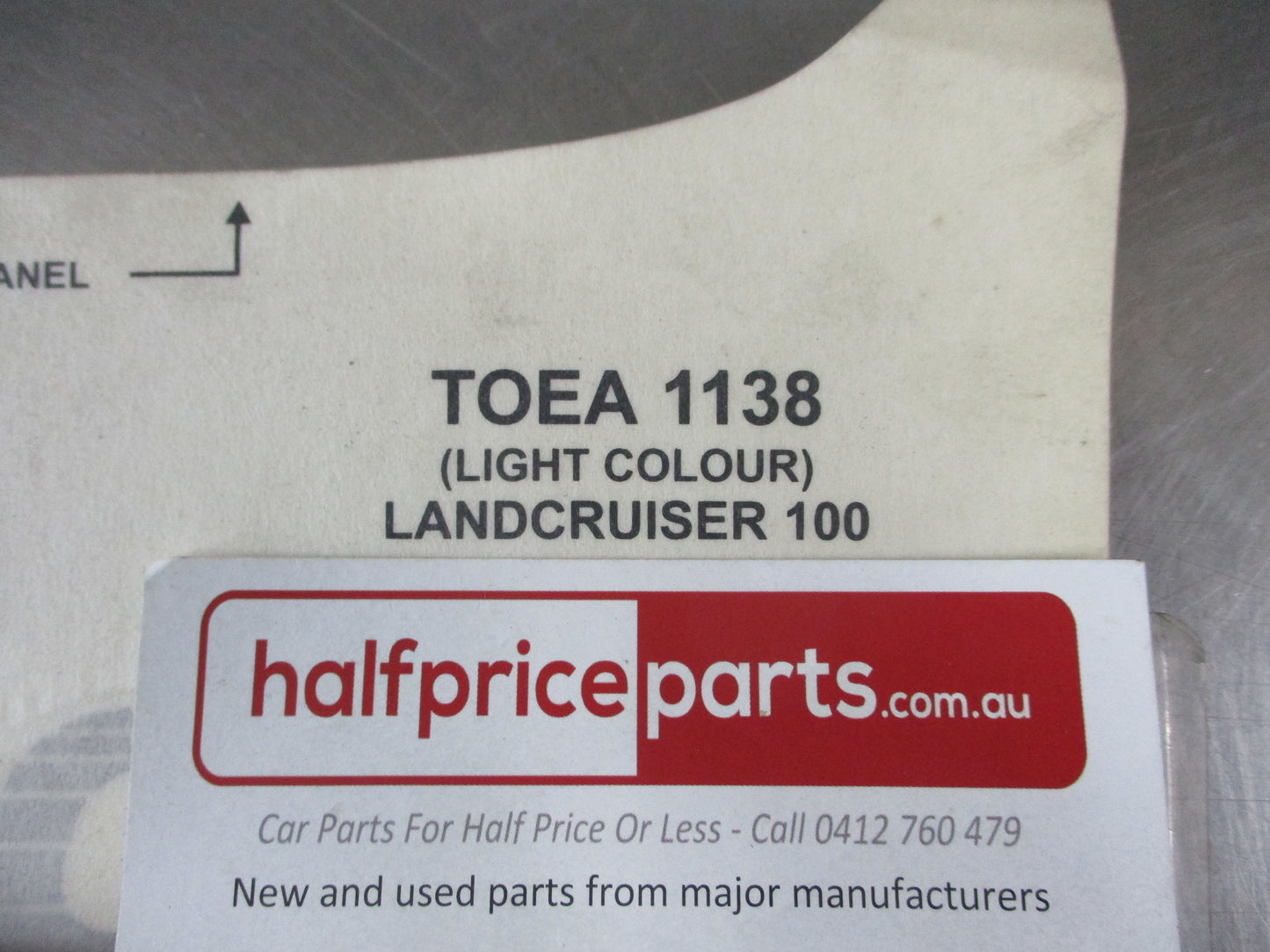 Toyota Landcruiser 100 Series Genuine Quarter Panel Decal Light Colour New Part