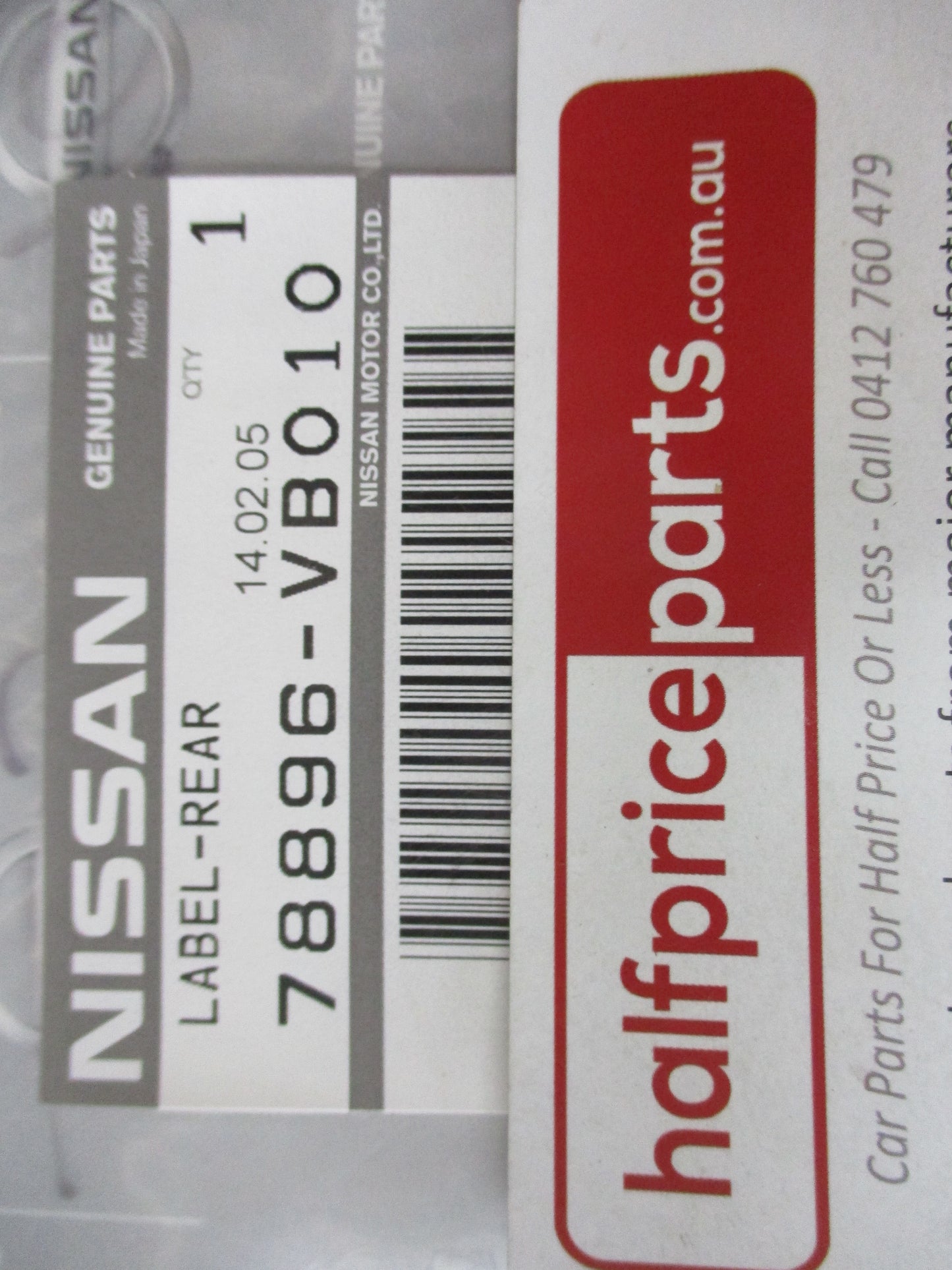 Nissan GU Patrol Genuine ST Side Body Decal New Part