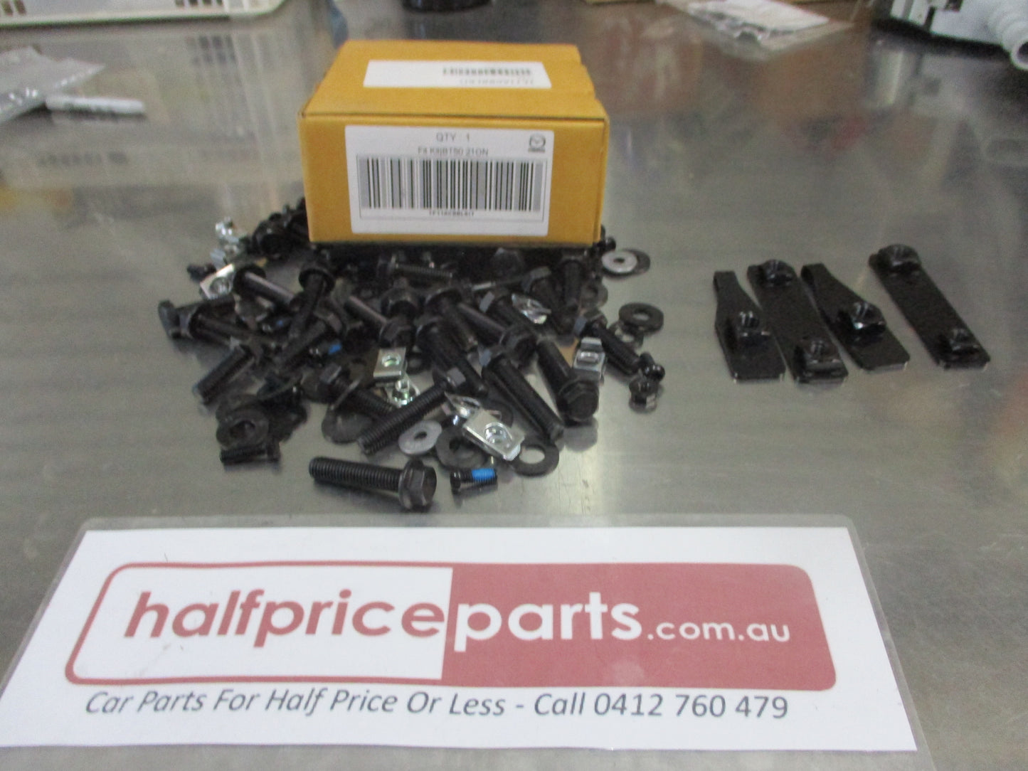 Mazda TF BT-50 Genuine Bull Bar Under Protector Plates Bolt Kit New Part