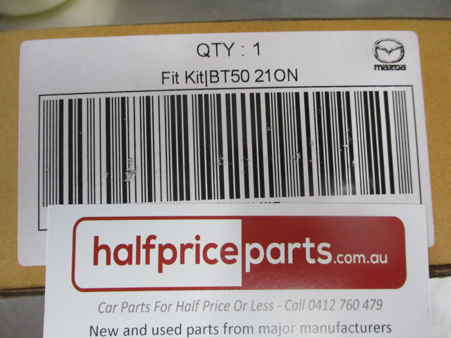 Mazda TF BT-50 Genuine Bull Bar Under Protector Plates Bolt Kit New Part