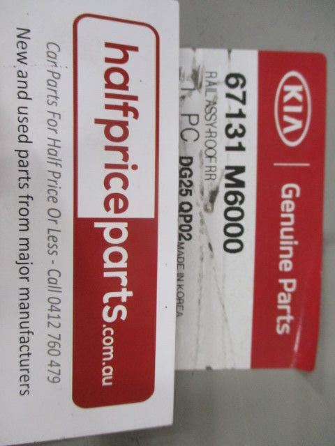 Kia Cerato Genuine Roof Rail Rear Assembly New Part