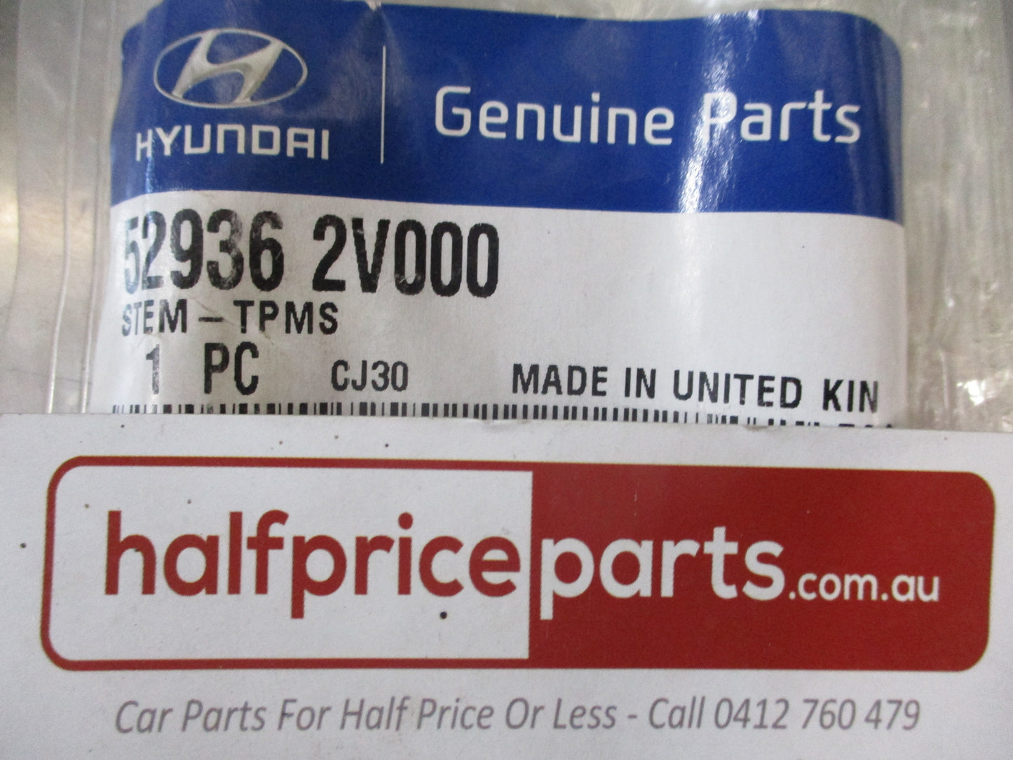 Hyundai Veloster Genuine Set 4 Tyre Pressure Sensor Stems New Part