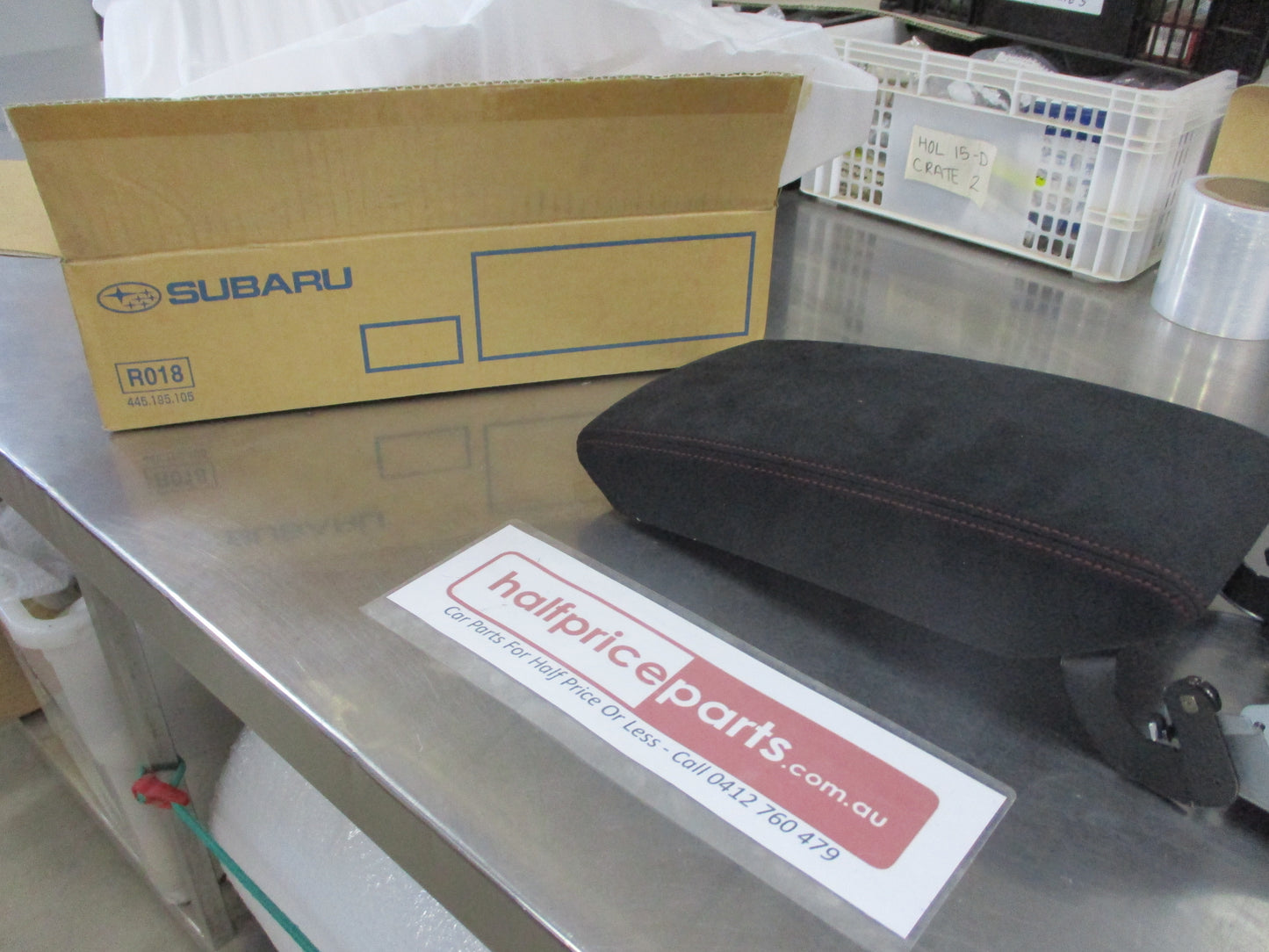 Subaru STI/WRX Genuine Ultrasuede Center Console Lid New Part
