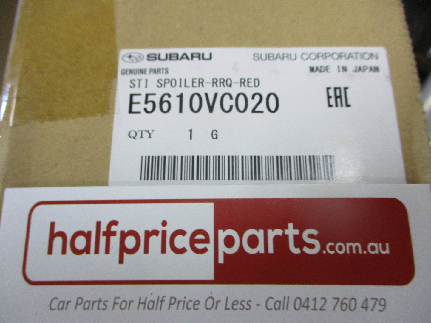 Subaru STI Genuine Rear Quarter Panel Both Left And Right Under Spoilers New Part