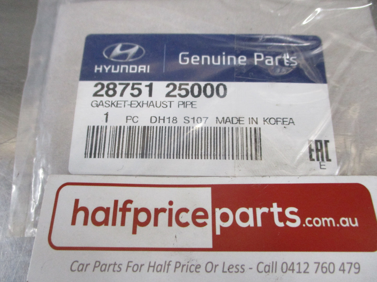 Hyundai Accent/KIA Rio/Optima Genuine Catalytic Converter Gasket New Part