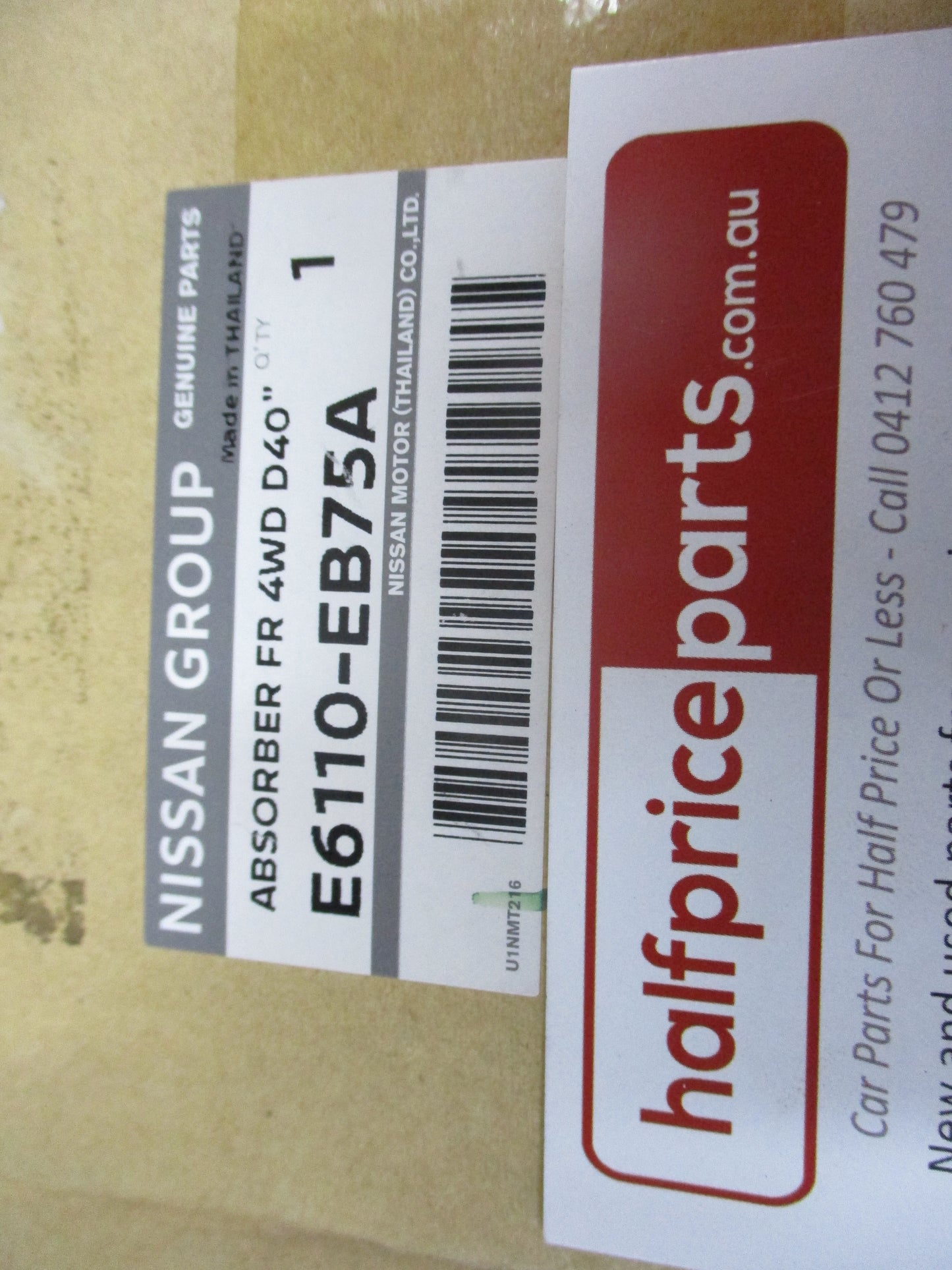 Nissan Navara D40 Thai Genuine Front Shock Absorber New Part