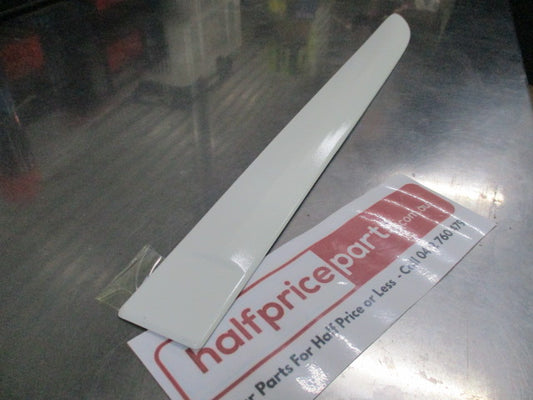 Mitsubishi Challenger Genuine Outer Left Hand Rear Door Side Moulding (White) New Part